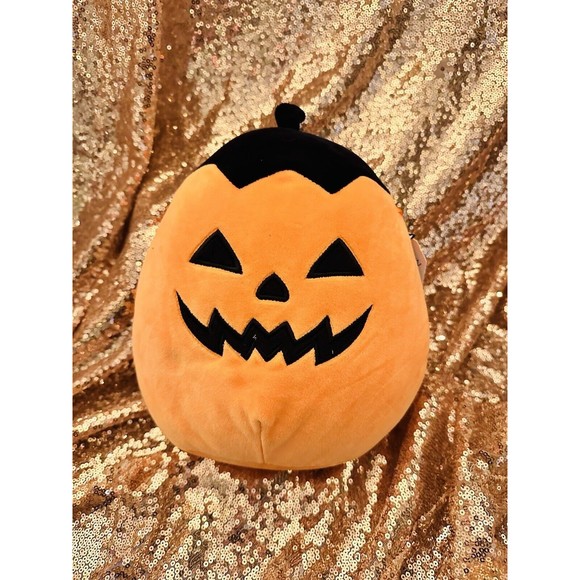 “PAIGE” Jack O’ Lantern Pumpkin New 2021 Kellytoy Squishmallow 8” P9 - Picture 1 of 3